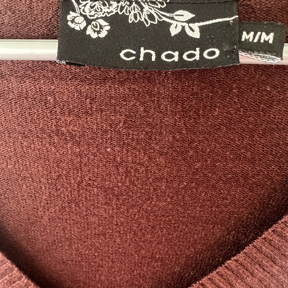 Chado argyle sweater pink brown cute y2k preppy chic classy 2000s sweet ๐๐ - Picture 3 of 5